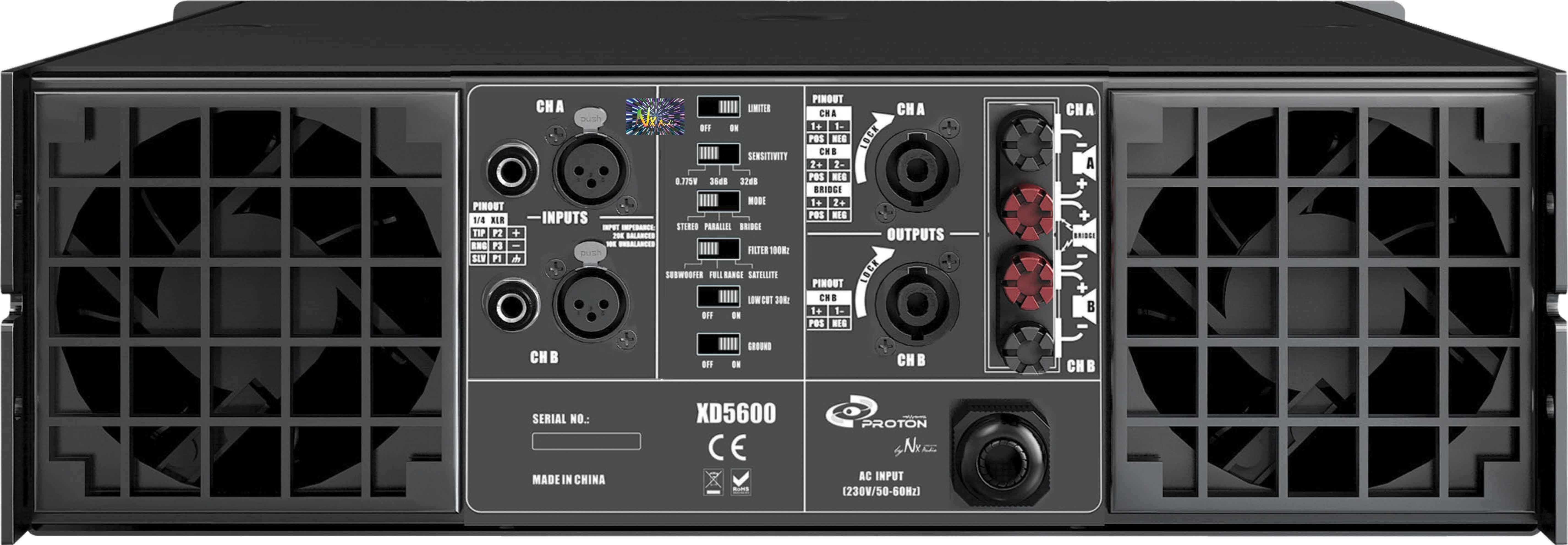 Nx Audio XD4000 2Channel Power Amplifier DJPundits