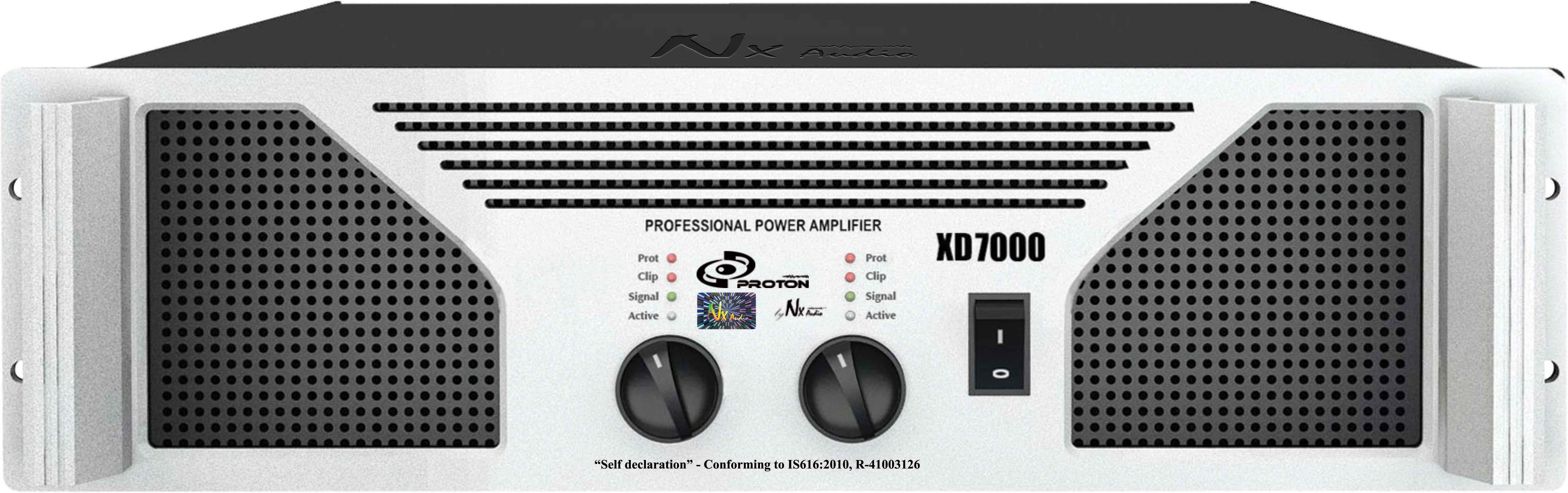 Nx Audio XD7000 2Channel Power Amplifier DJPundits