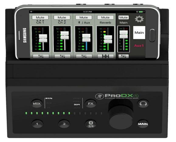 Mackie ProDX4 4 Channel Wireless Digital Mixer - DJPundits