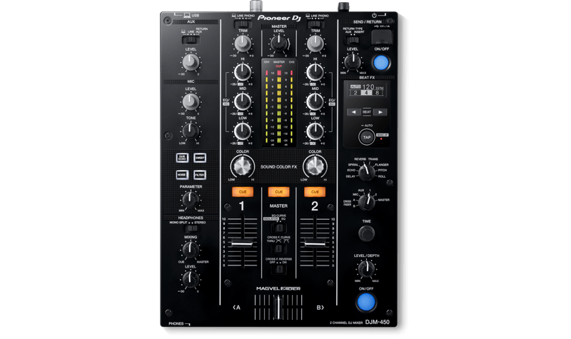 Pioneer DJM-450 2-channel mixer - DJPundits